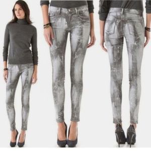 ⭐️ HP J BRAND Coat Sutra Gray Paint Splash Skinny Jeans